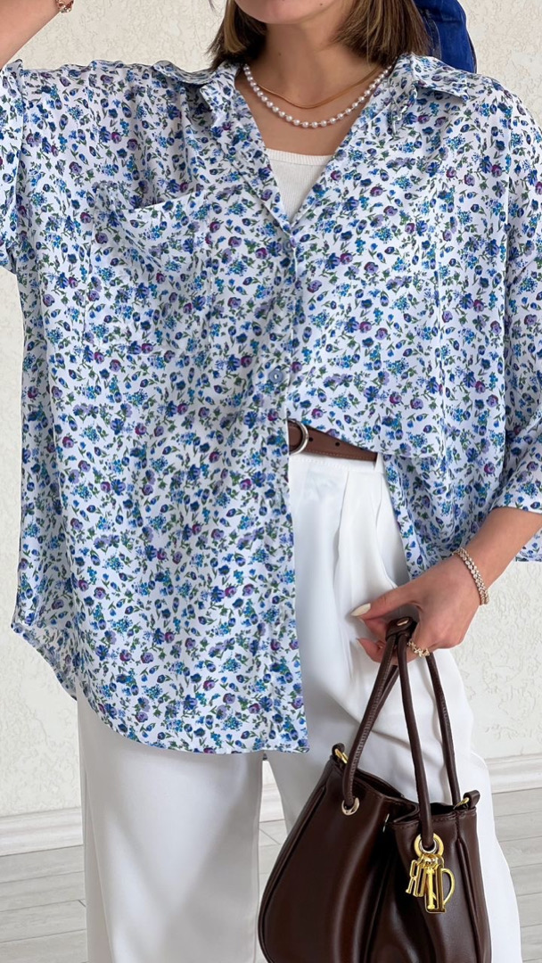 شومیز گل سنبل