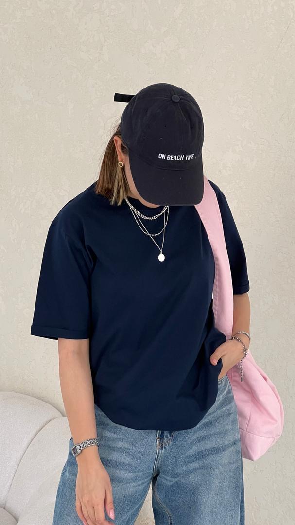 تیشرت رنگی سرمه ای