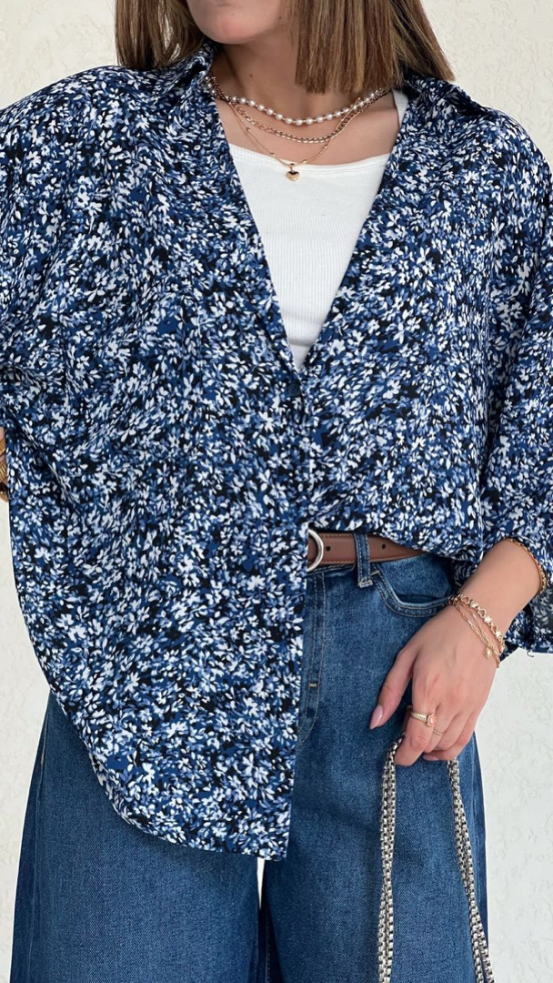 شومیز گل وحشی