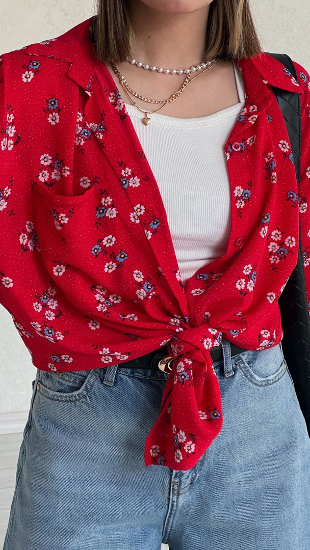 شومیز گل پری