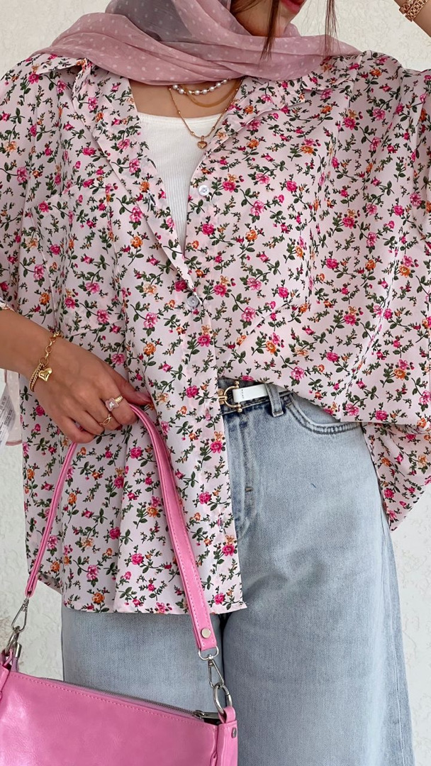 شومیز گل سوسن