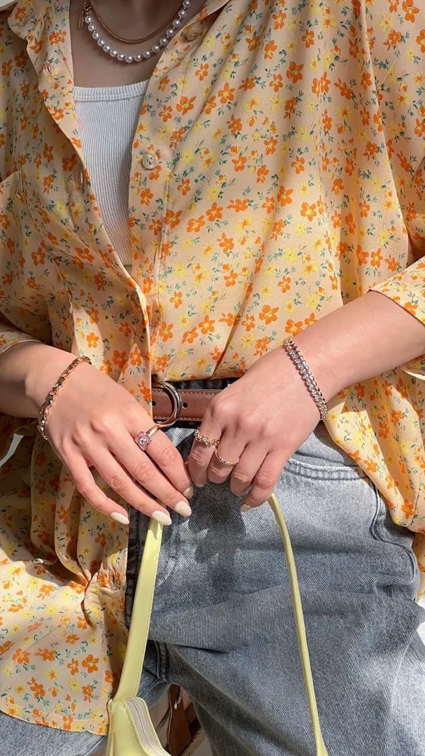 شومیز گل زنبق