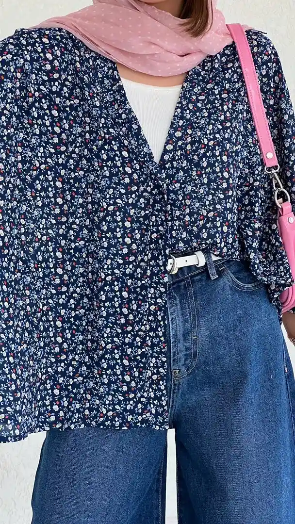 شومیز گلی طرح آلاله