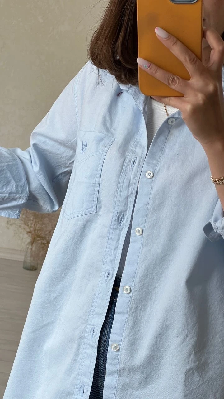 شومیز آبی جودون vivione