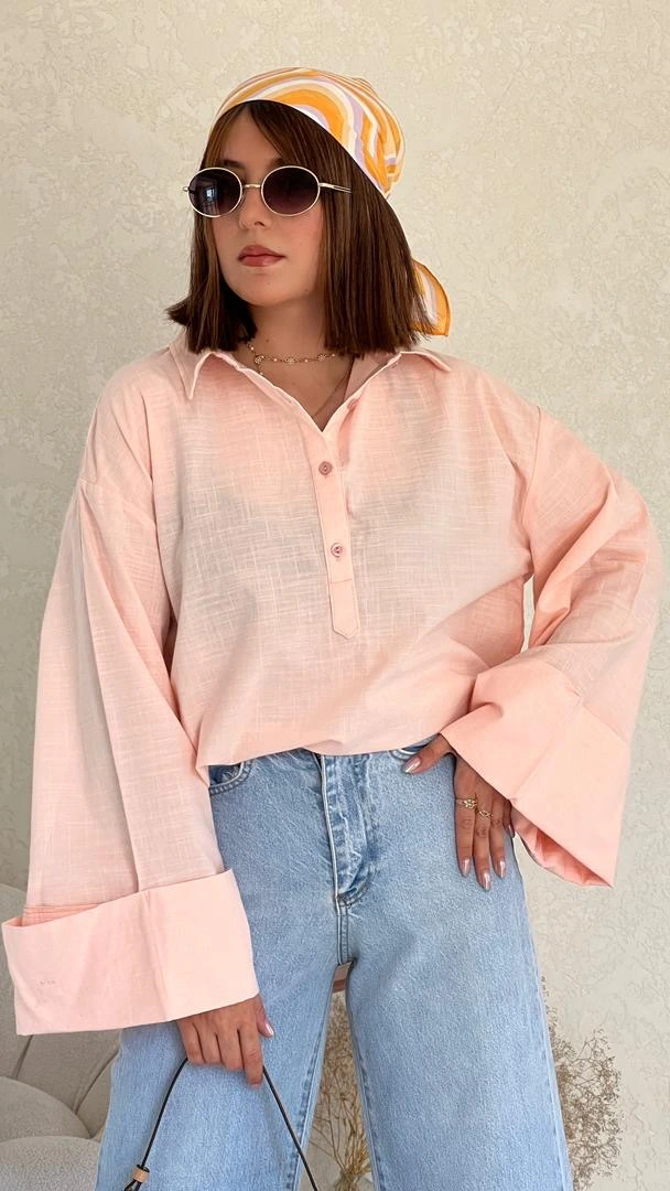 شومیز کیمونو گلبهی