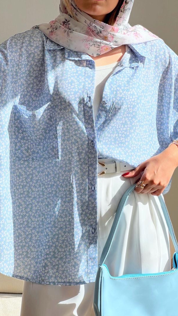 شومیز گل گلوری