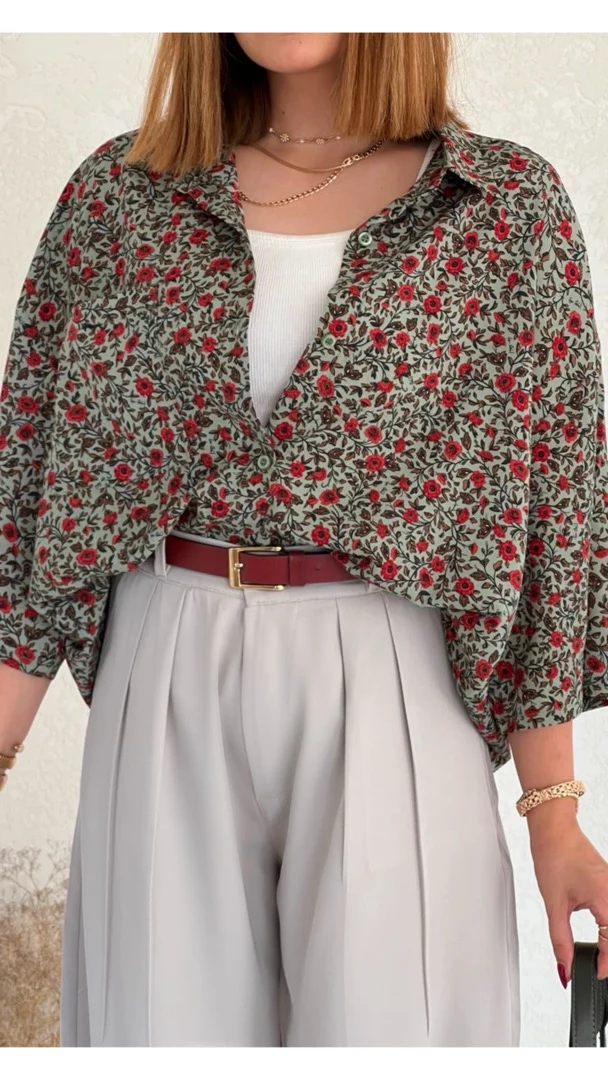 شومیز گل جنگل