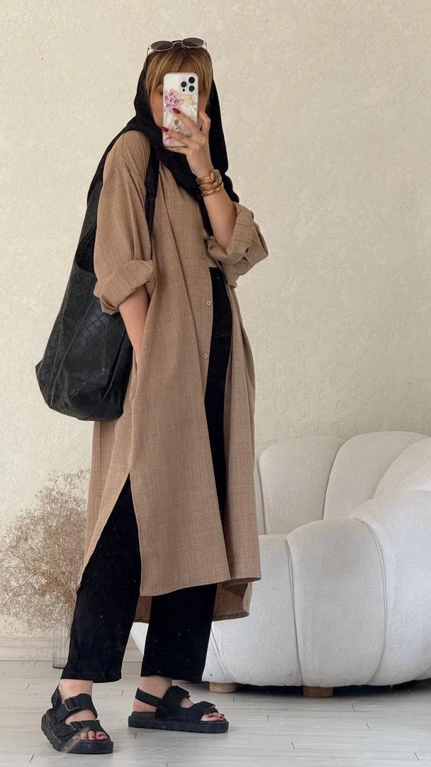 مانتو دانشجویی نسکافه ای