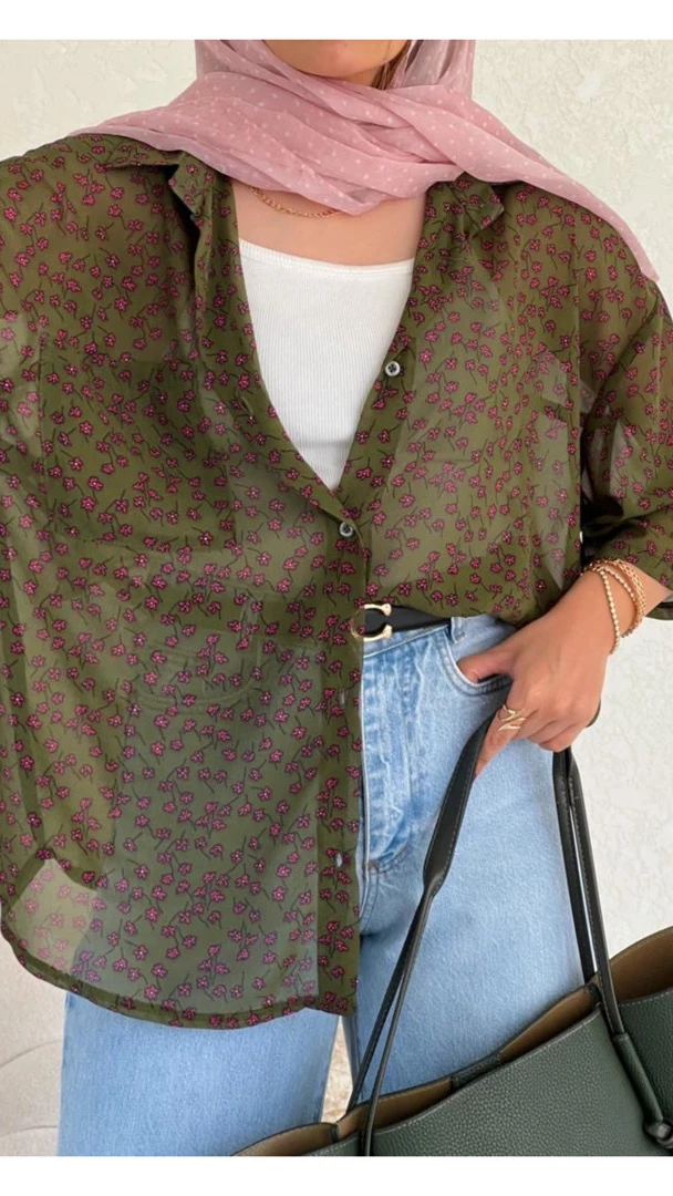 شومیز گل خیال