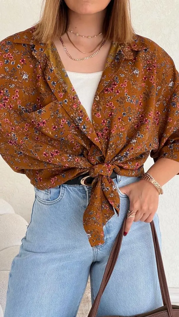 شومیز گل عسل