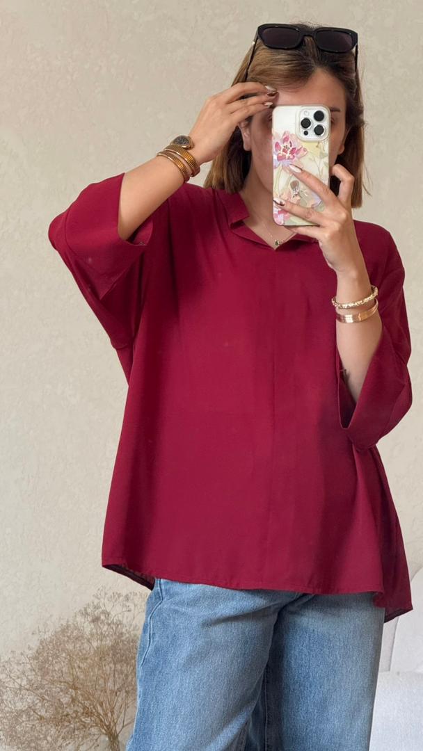 شومیز قاصدک قرمز