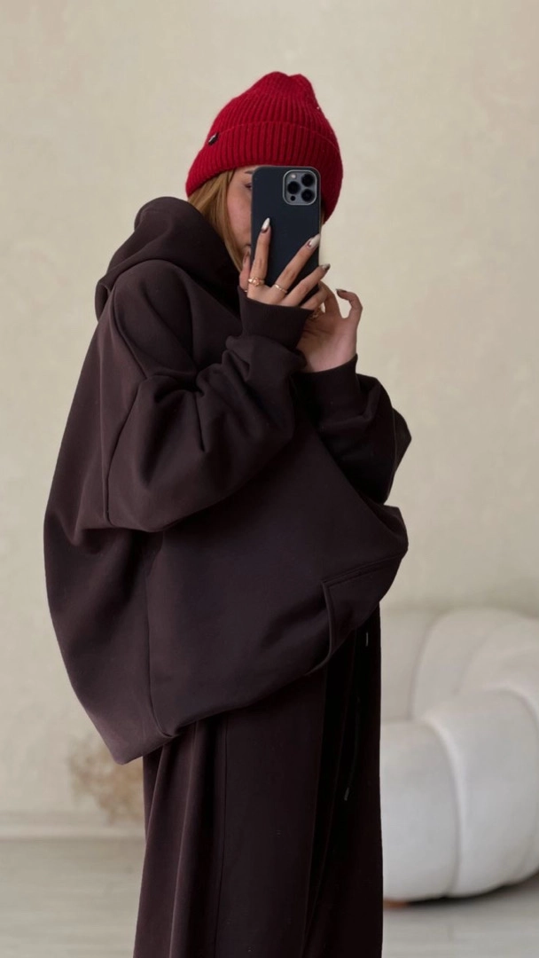 هودی مرلی قهوه ای