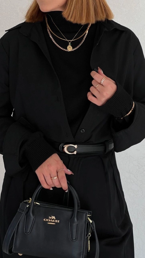 یقه اسکی ساده مشکی